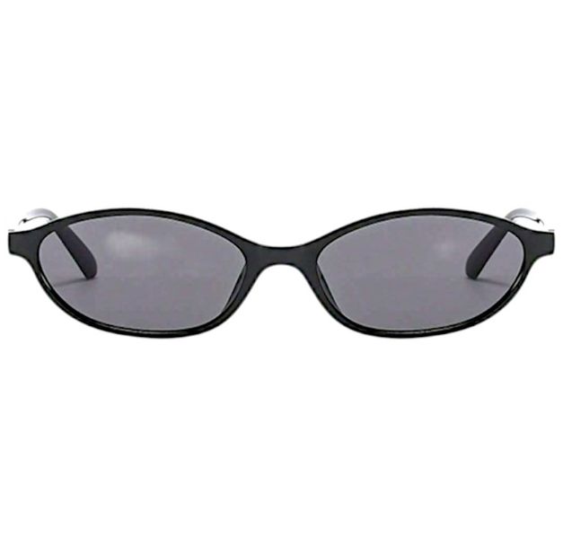 Women`s Vintage Oval Frame Sunglasses