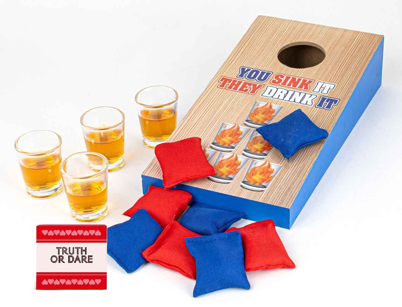 Toss Drinking Game with Free Truth or Dare Cards