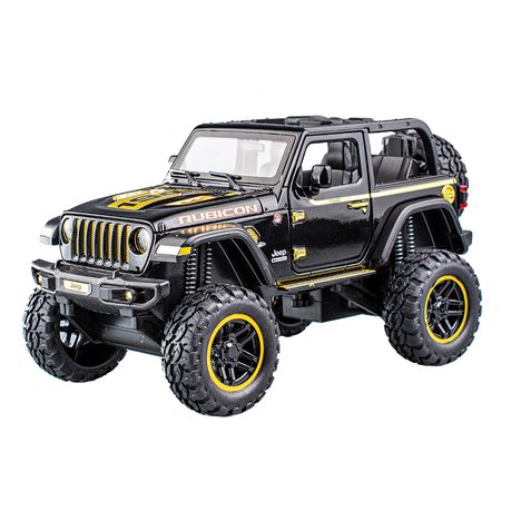 Black Jeep Wrangler Rubicon Cabriolet Model Car (JEEP-2402A-BK) | Buy  Online in South Africa 