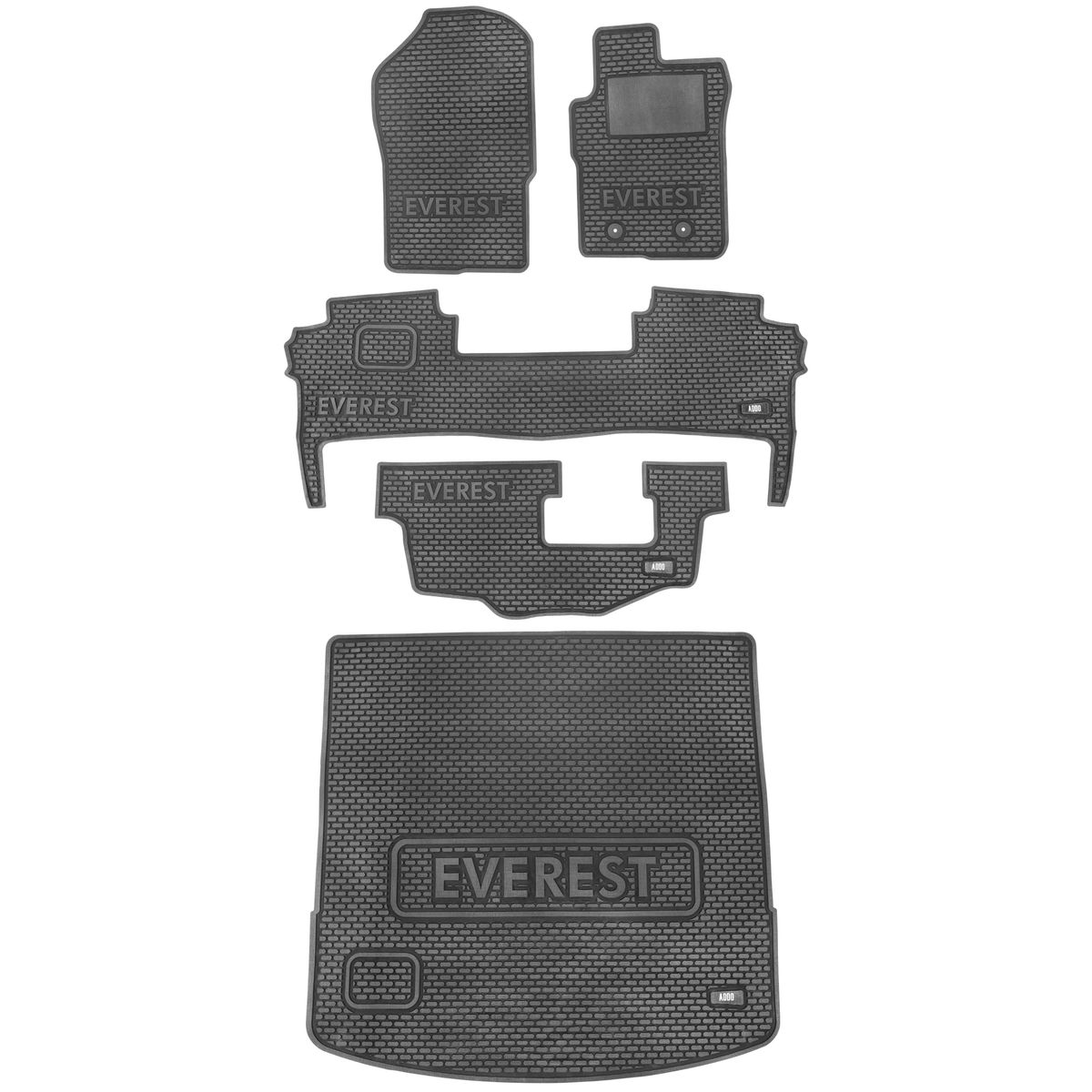 Ford Everest Full Set 2 Rubber Mats | Shop Today. Get it Tomorrow ...