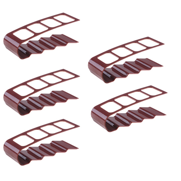 Storage Rack Desktop Stand Living Room Office Brown