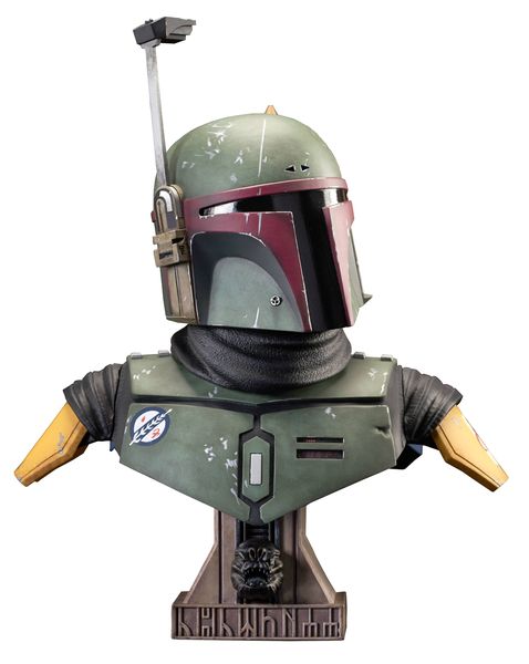 Star Wars L3D The Mandalorian Boba Fett 1/2 Scale Bust
