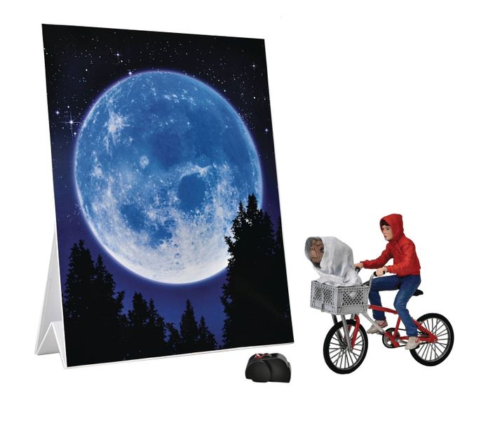 ET 40TH Anniversary Elliott &amp; ET On Bike 7IN Figure