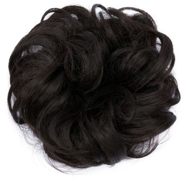 Messy Chignon Scrunchie Hair Bun Pony Updo