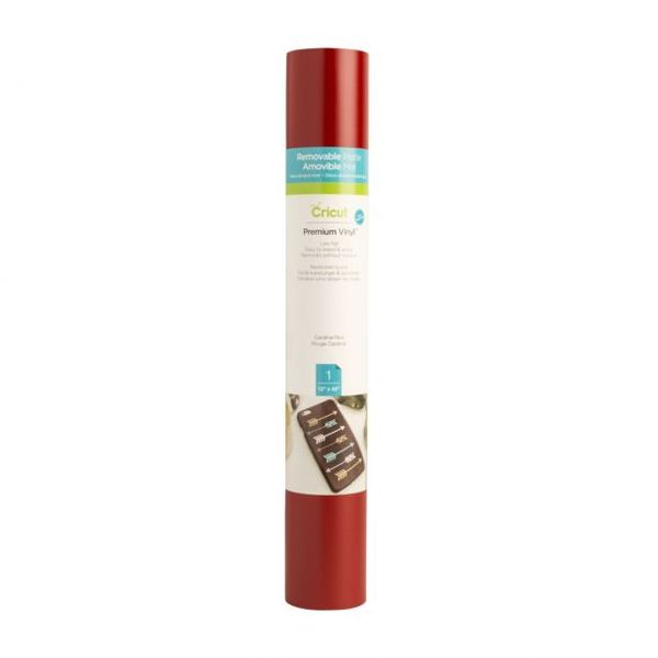 Cricut Premium Vinyl Removable 30.5 cm x 122 cm (Cardinal Red)