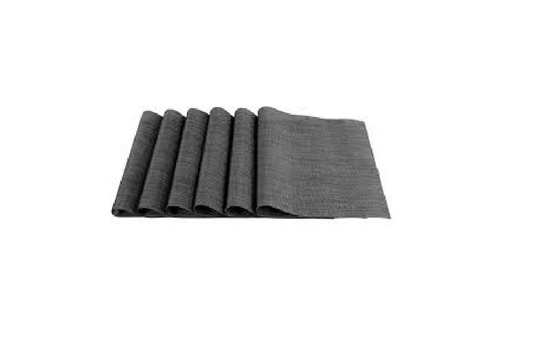 Set of 6 - Waterproof Wipeable Dining PU Place Mats for Indoor &amp; Outdoor