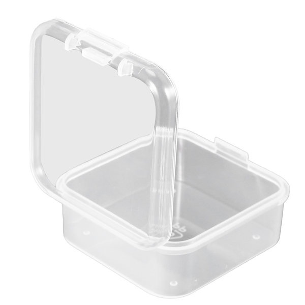 6 Pieces Plastic Clear Storage Box for Collecting Small Items, Beads