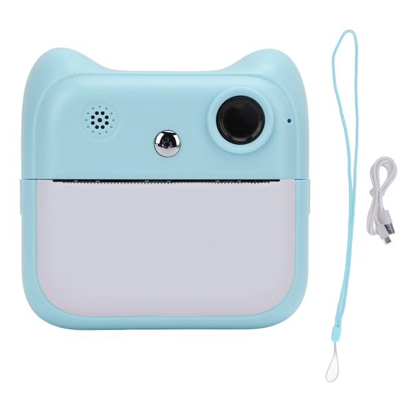 Instant Print Camera 800mAh Battery - Blue 48MP