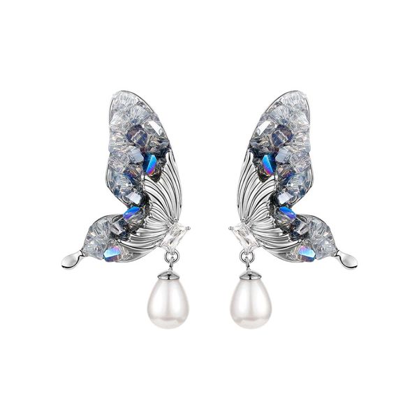 Elegant Butterfly Drop Earrings image