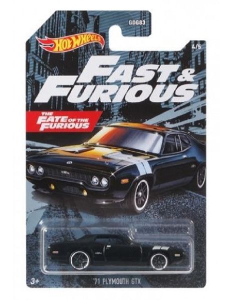 Hot Wheels Fast And Furious 71 Plymouth GTX