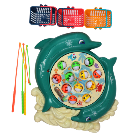 Fishing Game Toy - Fish Board Rotating Game with Pole , Rod and 3 Basket, Shop Today. Get it Tomorrow!