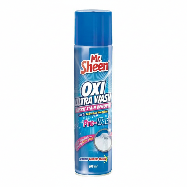Mr Sheen Oxi Ultra Stain Remover Aerosol 300ml for Collars &amp; Cuffs