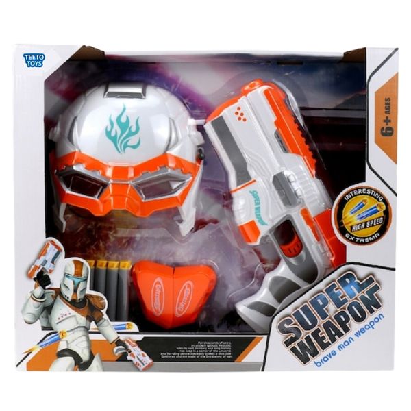 Foam Dart Blaster - Pretend Play Toy Gun Playset - Toys for Boys