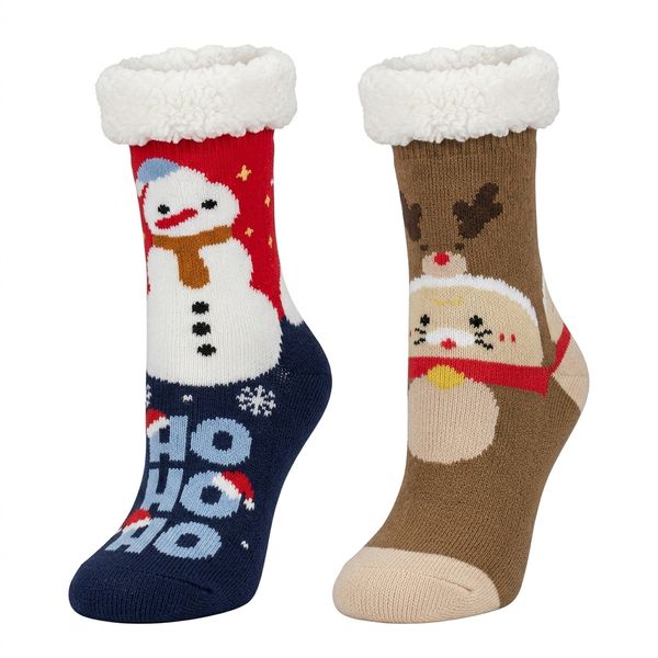 4 Pack Thermal Winter Fashionable Men Socks Brea image