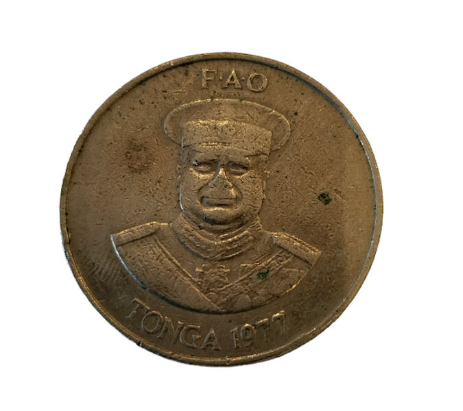 1977 Tonga 20 Seniti King Taufa'ahau Tupou IV Fao