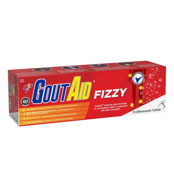 GoutAid Fizzy 15 Tablets