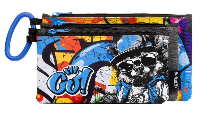 Pencil Case - 3 Compartment (Go!)