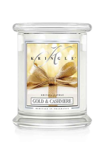 Kringle Candle Scented - Gold &amp; Cashmere Medium Jar