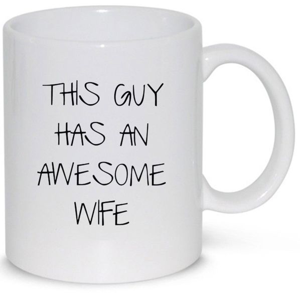 This Guy Has An Awesome Wife Anniversary Valentine Husband Gift Mug