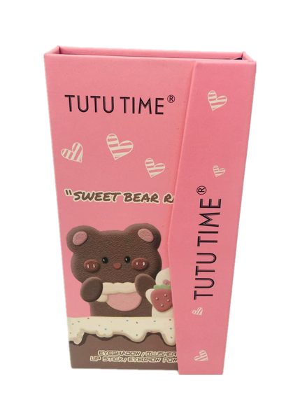 TUTU TIME (SWEET BEAR RABBIT LOVE) Portable make-up kit palette with Mirror