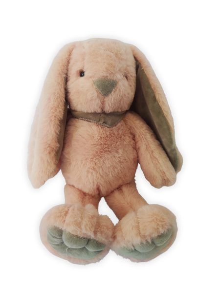 Easter Bunny Soft Plush Toy - Fluffy Long Ears Pink