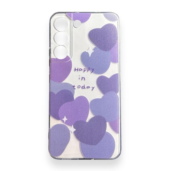 AMA Happy In Today Clear Silicone Protective Case For Samsung S21 Ultra