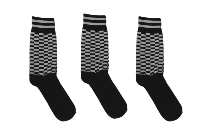 Private Benjamin Luxury Designer Cushioned Cotton Blend Socks - Pack of 3
