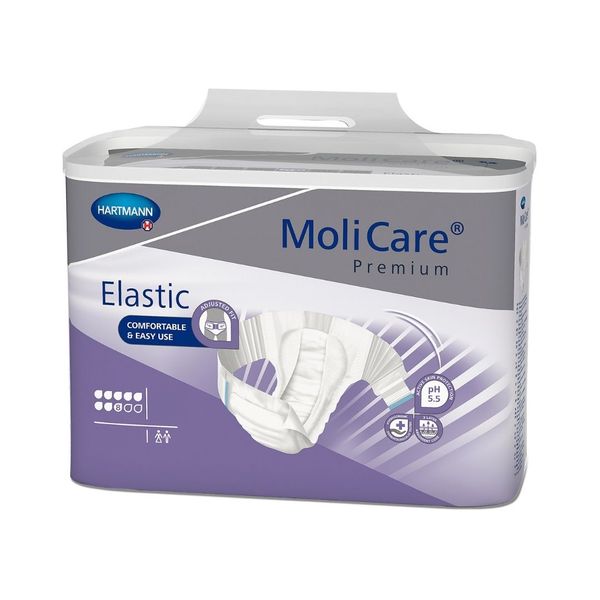 Molicare Elastic 8 Drop Medium Case - 78 Diapers