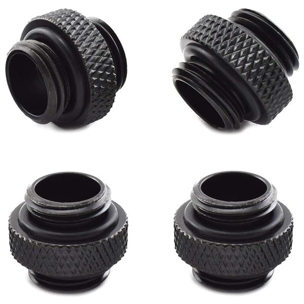 4-Pack G1/4 inch 5mm Male to Male Connector with Sealed O-Ring