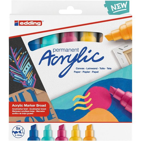Edding - 5000 Acrylic Markers Broad 5's