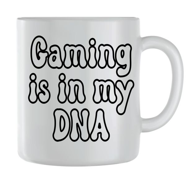 DNA Coffee Mugs for Men Women Funny Gaming Lover Graphic Cup Saying Gift171