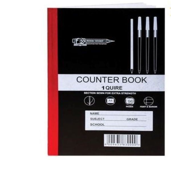 Black Hard Cover books 96 Page A 4 (10 Pack)