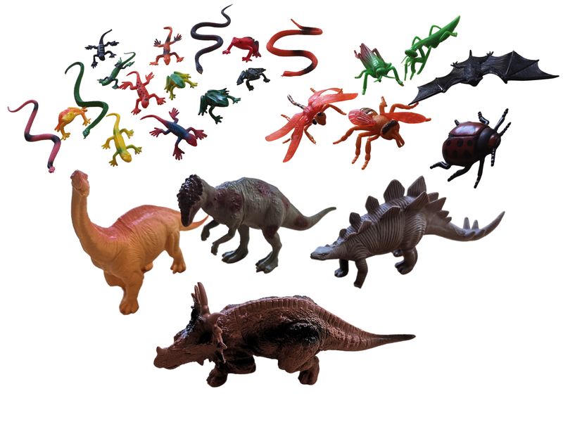 Animal Toy Figures - Insects, Dinosaurs and Reptiles