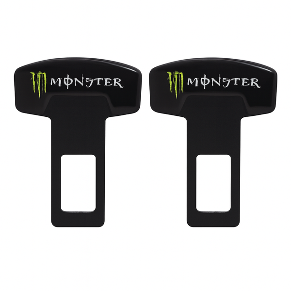 Monster Energy Seat Belt Buckle Insert - Universal Fit
