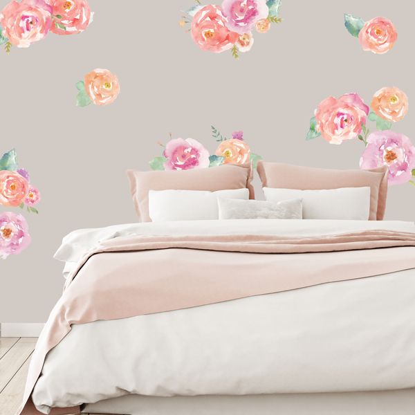 Rose Garden Wall Stickers