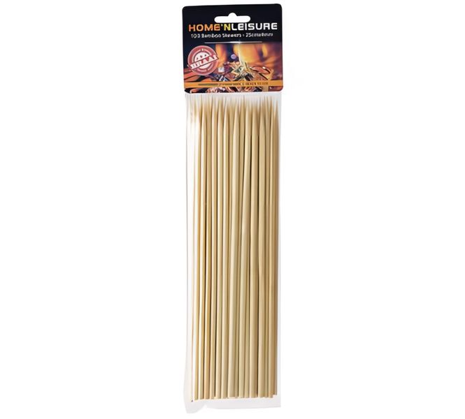 Bamboo Skewers 4mm 100 Pieces - Pack Of 5