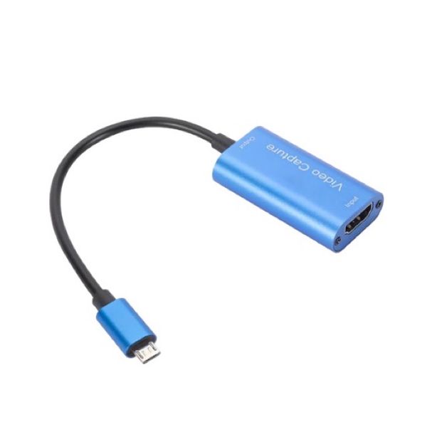 HD 1080p HDMI Compatible To Micro USB With Line Video Capture