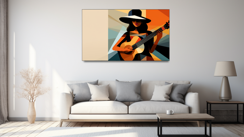 Canvas Wall Art -Musician Abstract Art - HD0210