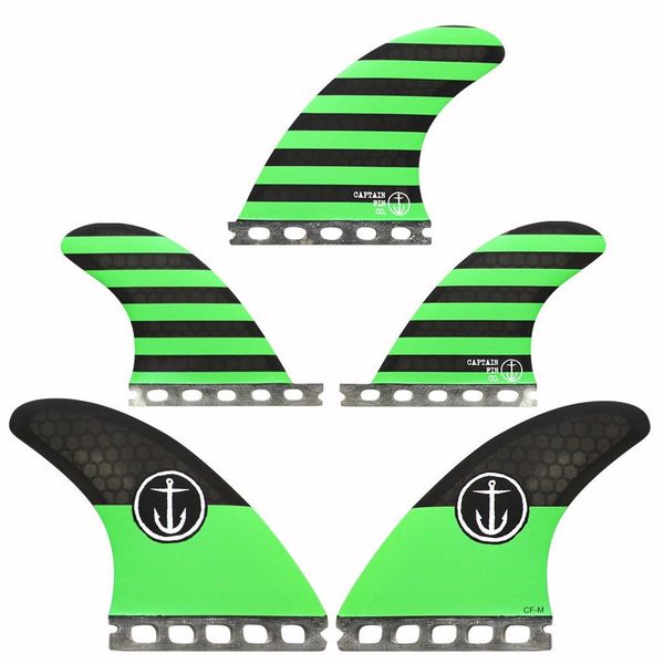 Captain Fin CF-5-Fin Medium ST Fin Green