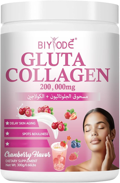 Biyode Gluta &amp; Collagen Powder, Reveal Your Skin's Radiance from Within