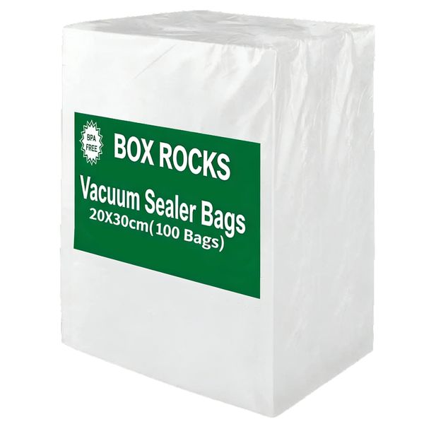 100 Count 20X30cm Textured Vacuum Sealer Bags for Food