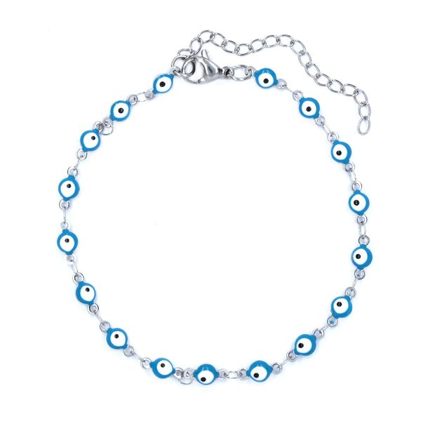 Steel My Heart Waterproof Stainless Steel Evil Eye Bracelet