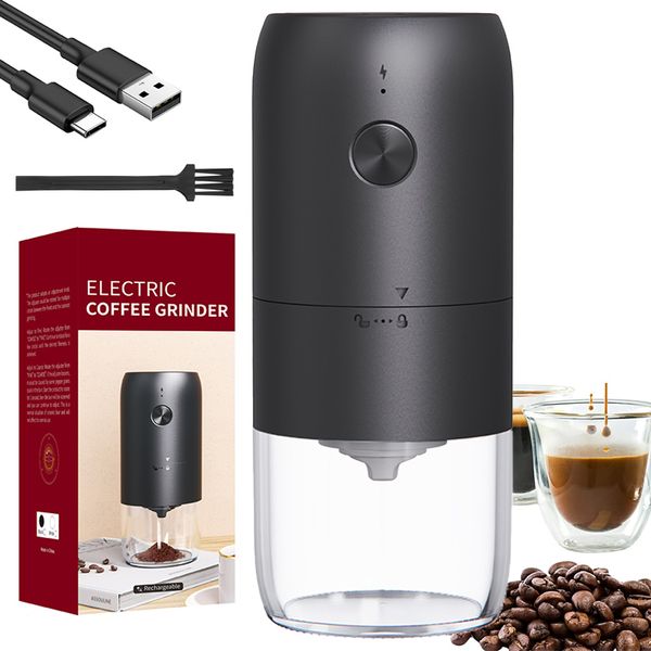 Electric Coffee Grinder Spice Grinder USB Bean Grinder Mini Food Grinder