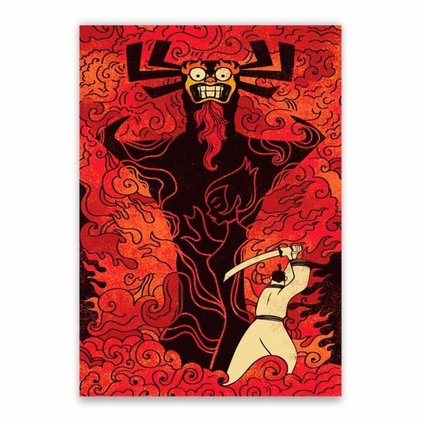 Samurai Jack VS Demon Poster - A1