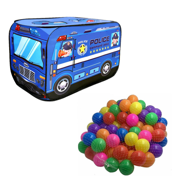 Kiddie Foldable Pop Up Play Tent Toy With 100 Pieces Mini Balls Toy