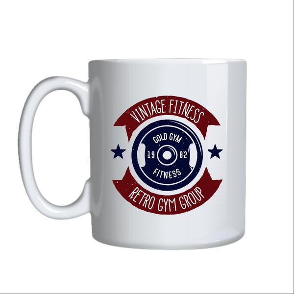 Vintage Fitness Mug Gift Idea 128