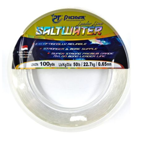 Pioneer Saltwater Leader Fishing Line 50LB 100yds