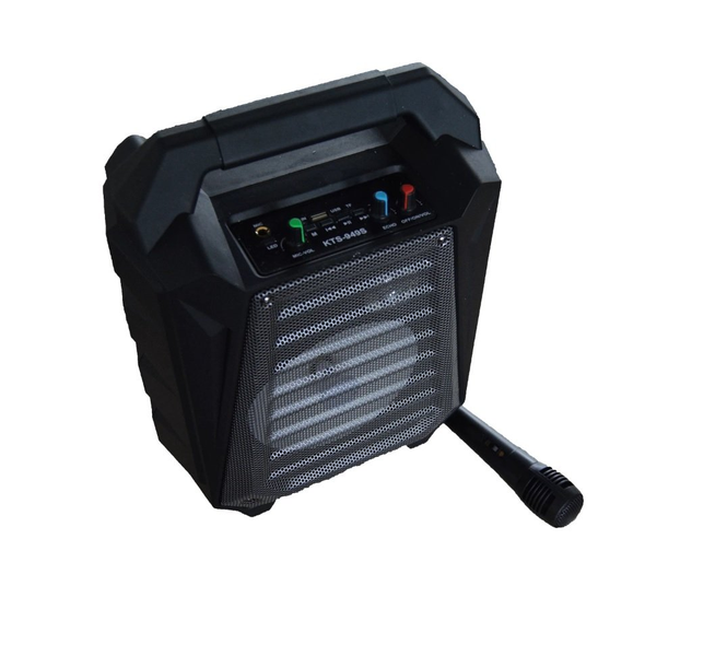 KTS 6.5" Inch Karaoke Dual Speaker Wireless Stereo with Mic and Remote