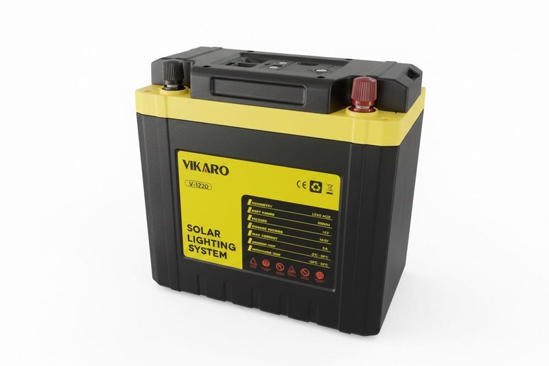 Rechargeable Power Bank Battery with LED Light 12v 20Ah