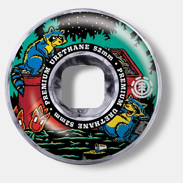 Element Shadow Lurker Wheel - White Marble - 52mm